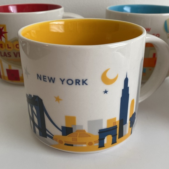 Starbucks You Are Here city mugs Lot of 4 - Picture 2 of 11